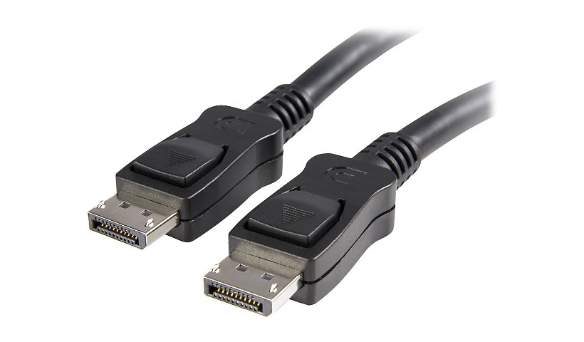 StarTech.com 25ft DisplayPort Cable - 2560 x 1440p DP Cable/Cord for Monitor - Latches - Male/Male