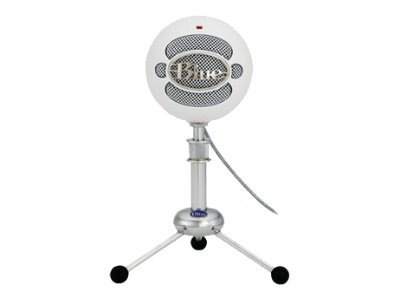 Blue Mic Snowball USB Mic w/Mini Tripod-White