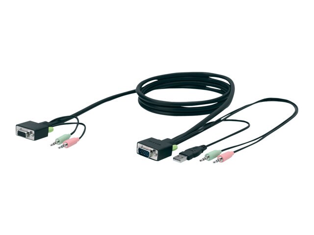 Belkin SOHO KVM Replacement Cable Kit - keyboard / video / mouse / audio ca