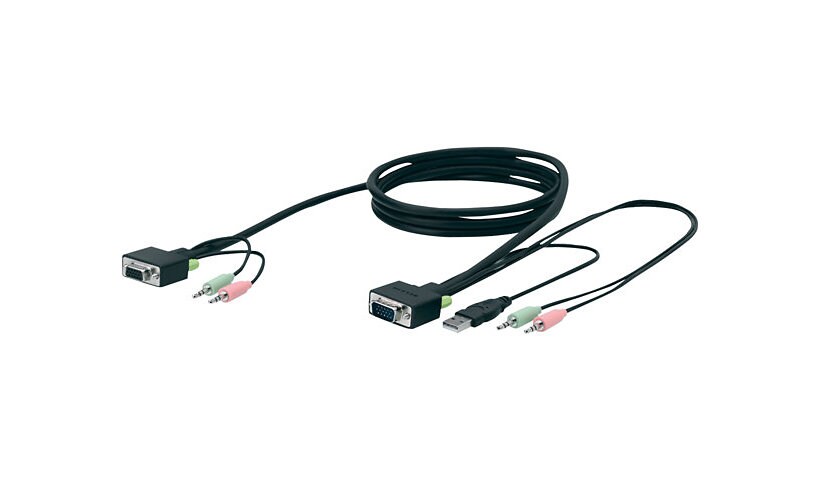 Belkin SOHO KVM Replacement Cable Kit - keyboard / video / mouse / audio ca