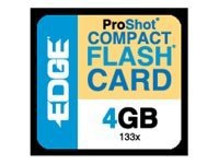 EDGE ProShot - flash memory card - 4 GB - CompactFlash