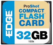 EDGE ProShot - flash memory card - 32 GB - CompactFlash