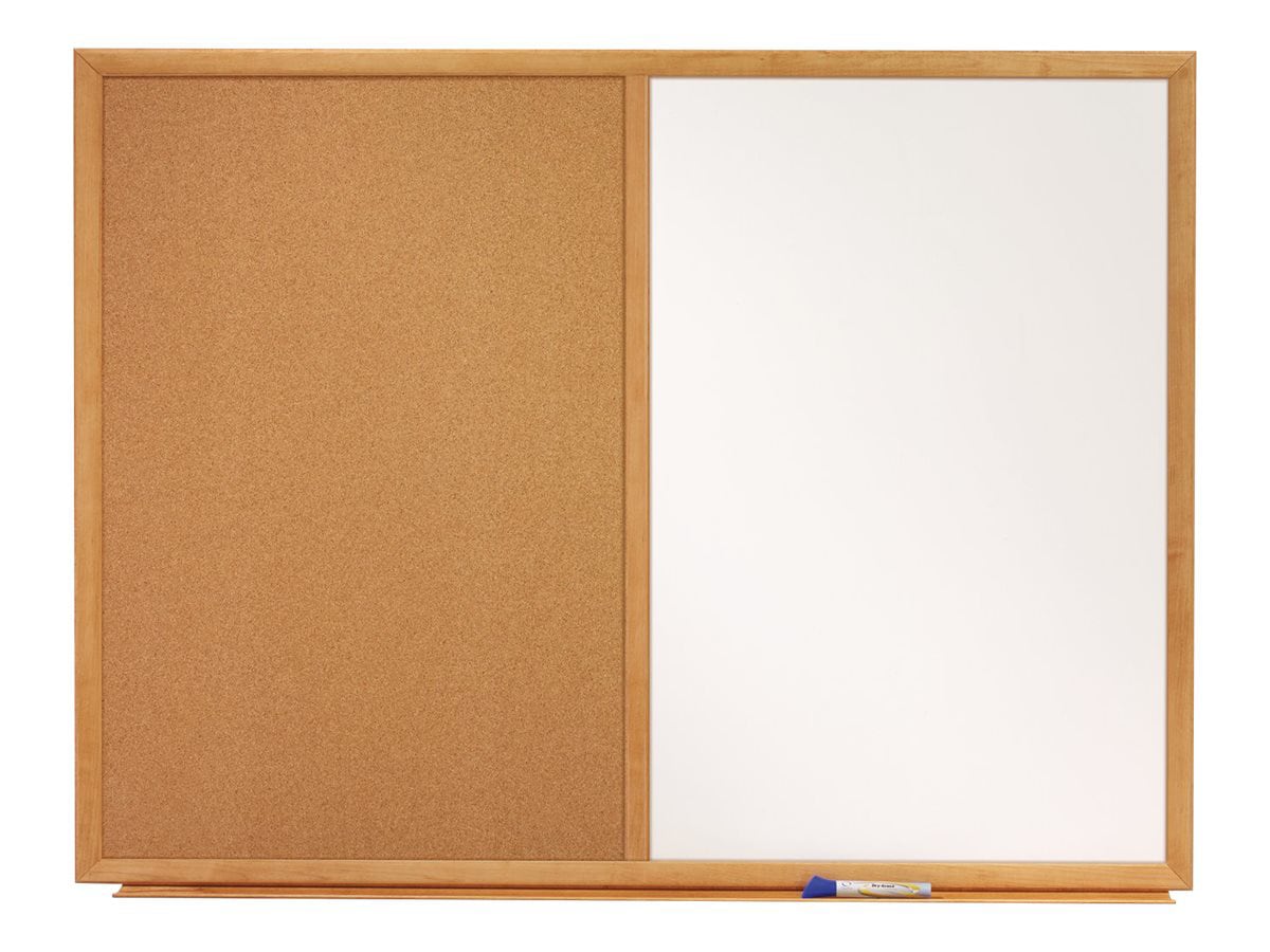 Quartet Standard combo board: whiteboard, bulletin board - 35.98 in x 24.02