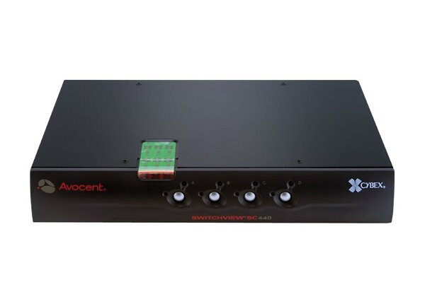 Avocent Switchview SC440 - KVM / audio switch - 4 ports