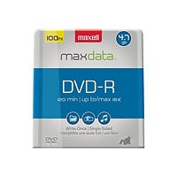 Maxell - DVD-R x 100 - 4.7 Go - support de stockage