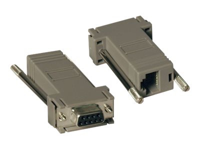 Tripp Lite Null Modem Serial RS232 Modular Adapter Kit 2x DB9F to RJ45F - short-haul modem