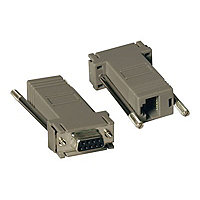 Tripp Lite Null Modem Serial RS232 Modular Adapter Kit 2x DB9F to RJ45F - short-haul modem
