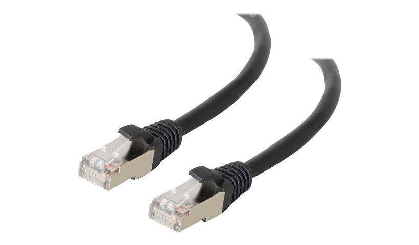 C2G 3ft Cat5e Snagless Shielded (STP) Ethernet Cable - Cat5e Network Patch Cable - PoE - Black