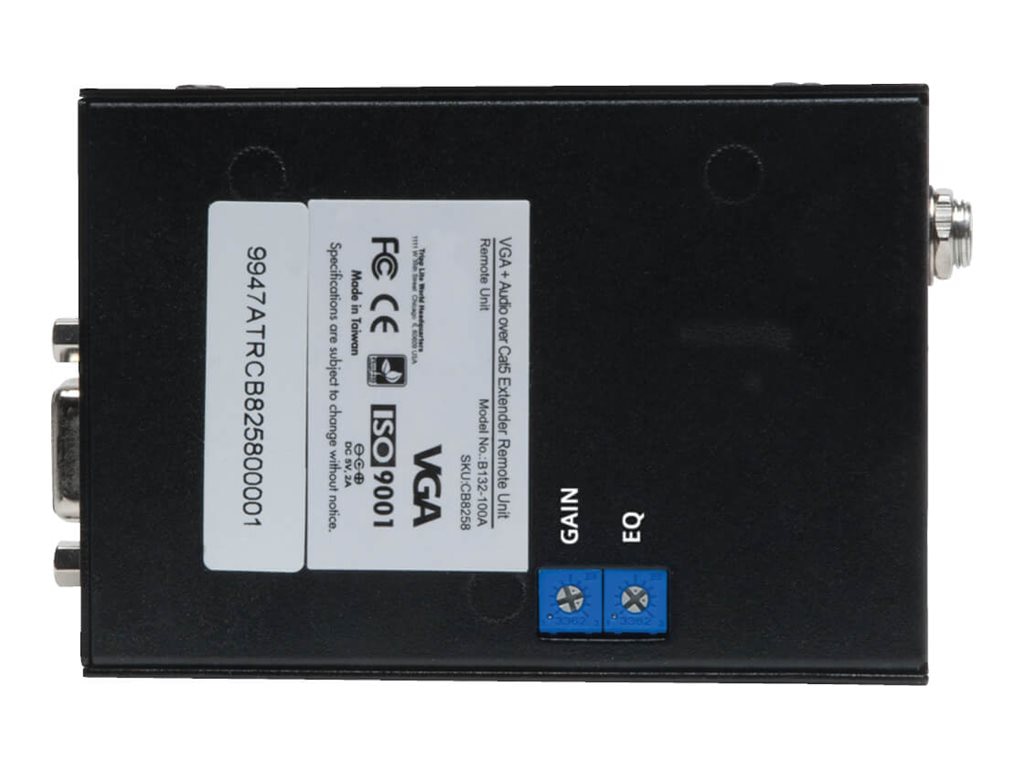 Tripp Lite VGA + Audio Over Cat5/6 Extender Receiver - Thumbnail 5