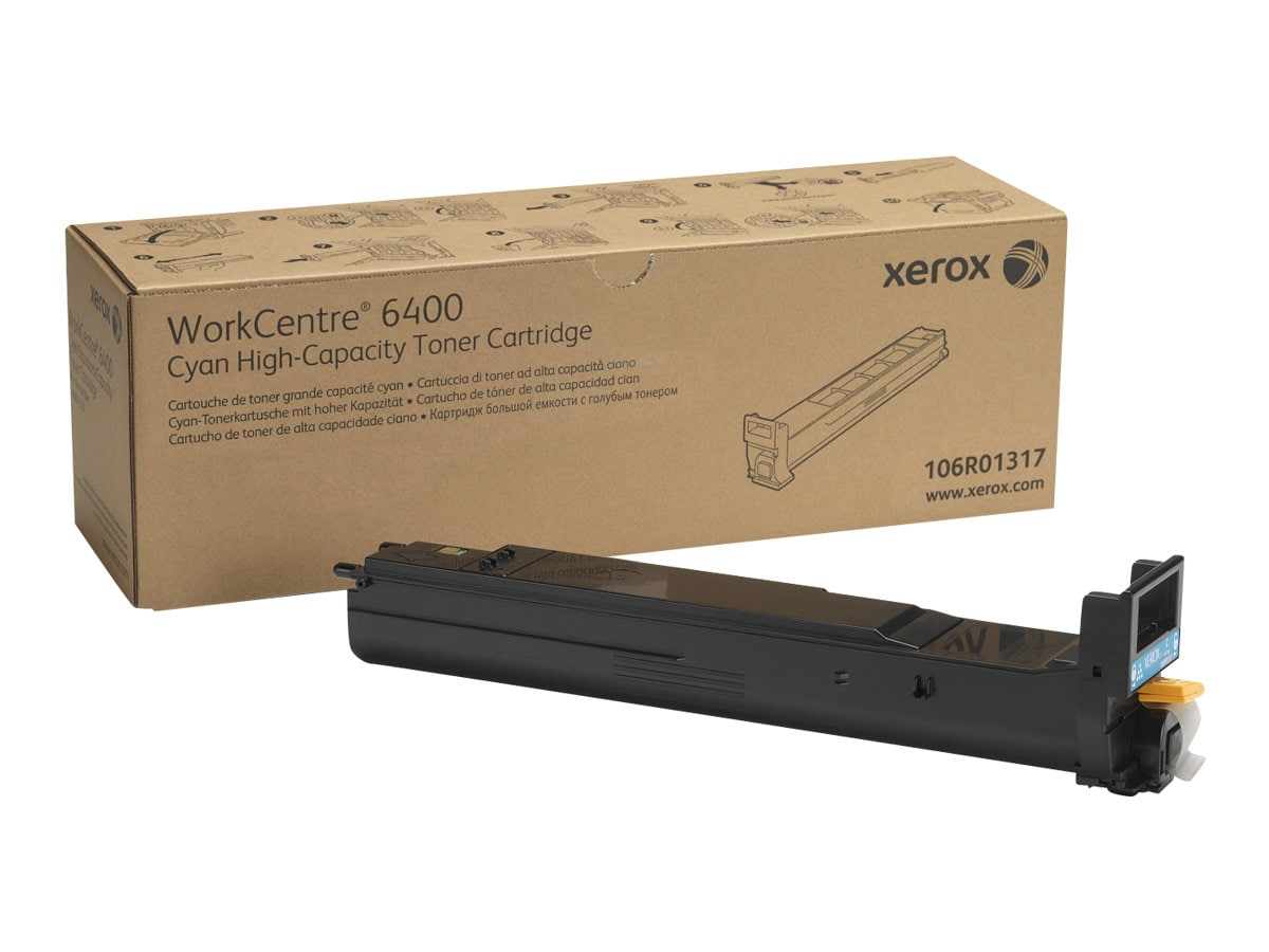 Xerox WorkCentre 6400 - High Capacity - cyan - original - toner cartridge