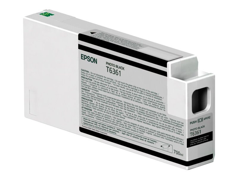 Epson UltraChrome HDR - photo noire - original - cartouche d'encre
