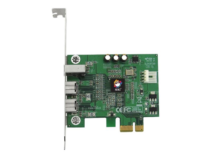SIIG FireWire 800 3-Port PCIe - FireWire adapter - PCIe - 3 ports