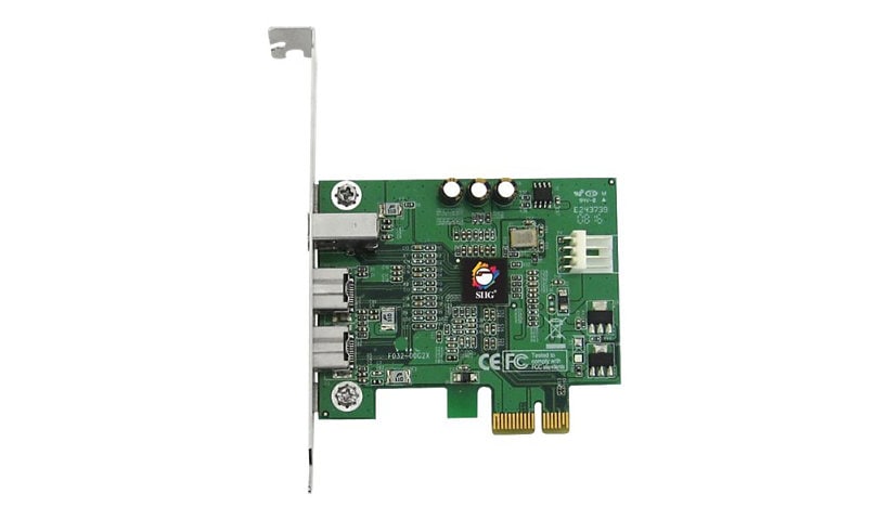 SIIG FireWire 800 3-Port PCIe - FireWire adapter - PCIe - 3 ports