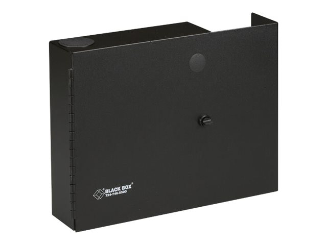 Black Box Fiber Wall Cabinet Open-Style, Unloaded, Accepts 2 Adapter Panels - cabinet