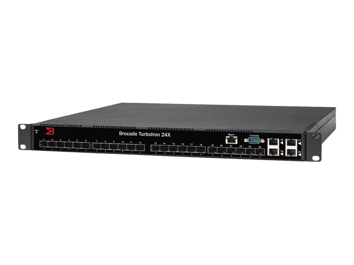 Brocade TurboIron 24x - switch - 24 ports - managed - rack-mountable