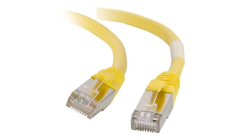 C2G 25ft Cat5e Snagless Shielded (STP) Ethernet Network Patch Cable - Yello