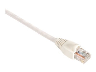 Black Box 2ft Cat5 CAT5e 350mhz White UTP PVC Snagless Patch Cable 2'