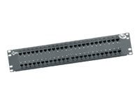 Belden CAT6+ KeyConnect (Preloaded) - patch panel - 2U - 19"