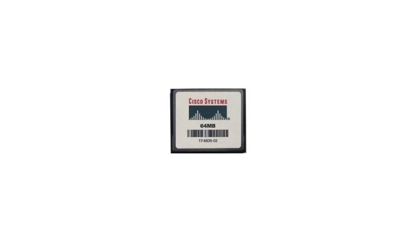 Cisco - flash memory card - 64 MB - CompactFlash