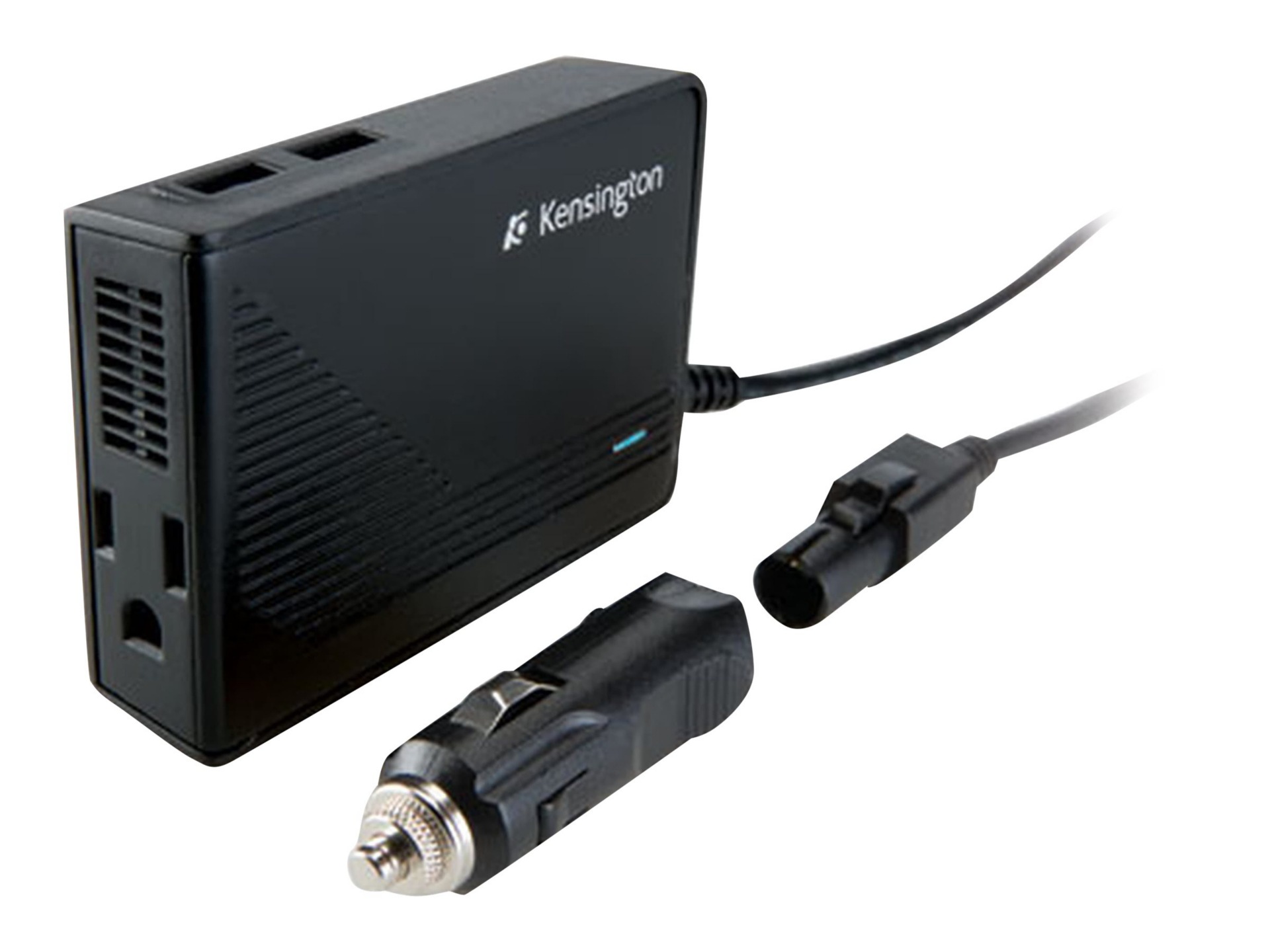 Kensington Auto/Air Power Inverter with USB Ports - DC to AC power inverter - 120 Watt