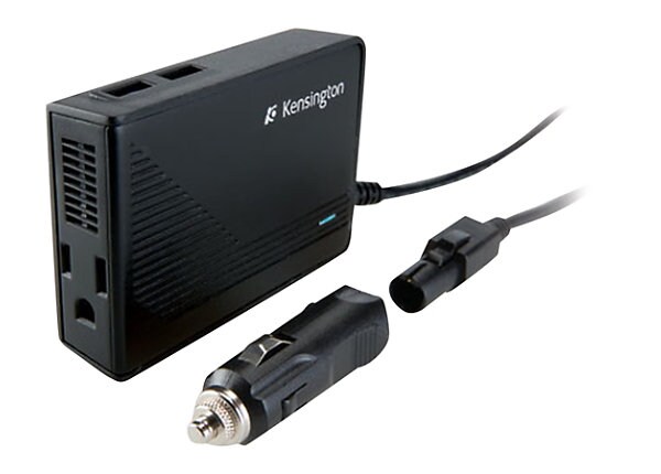 Kensington Auto/Air Power Inverter with USB Ports - DC to AC power inverter - 120 Watt