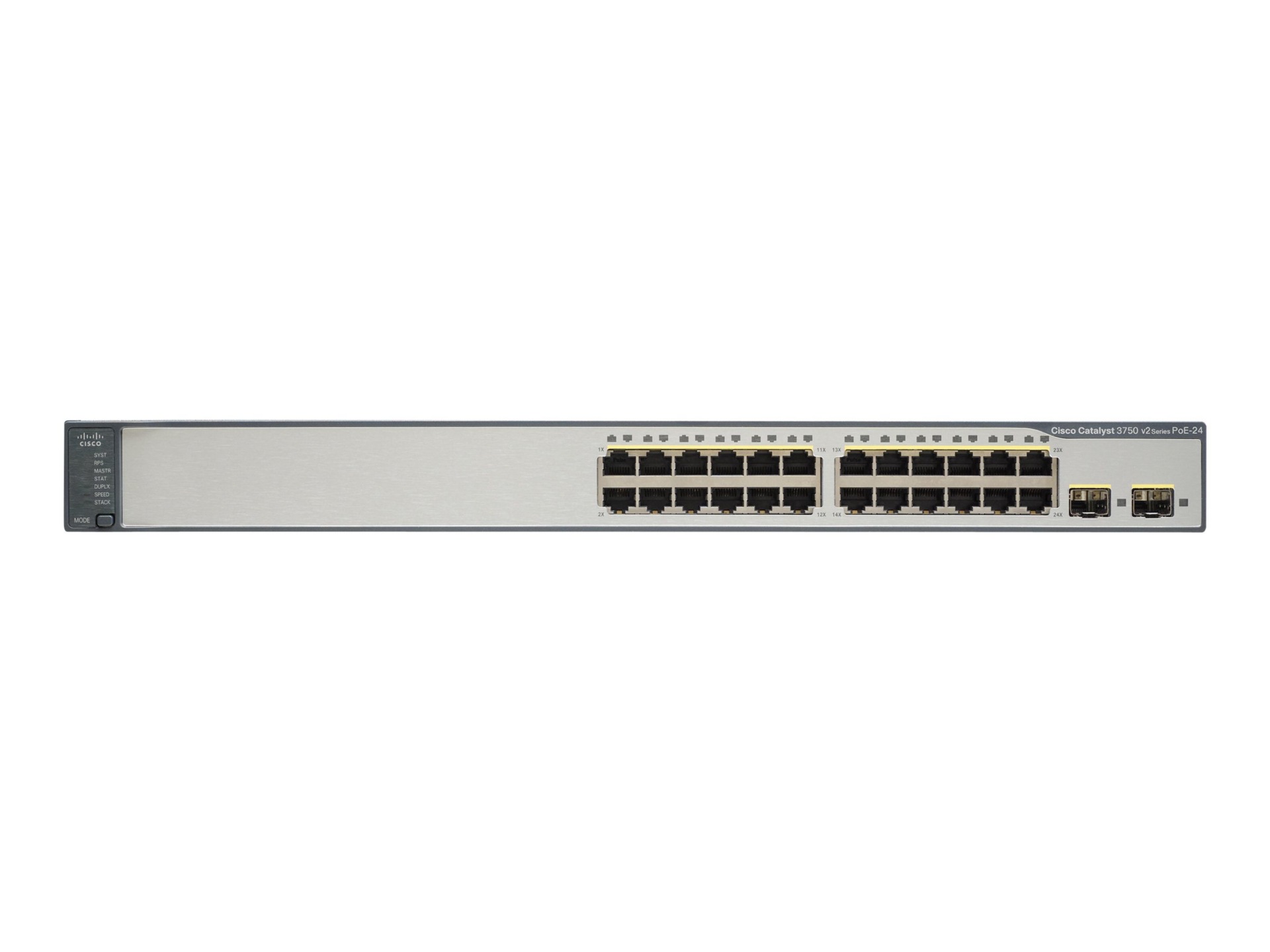 Cisco Catalyst 3750V2-24PS - switch - 24 ports - managed - rack-mountable