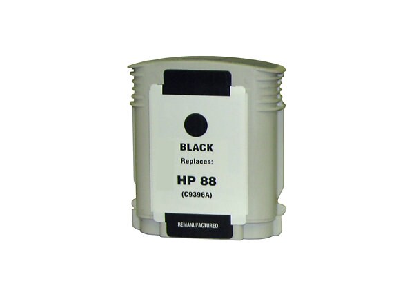 Clover Remanufactured Ink for HP 88XL (C9396AN), Black, 2,450 page yield
