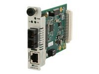 Transition Networks Point System Slide-In-Module Fast Ethernet Class A Media Converter - fiber media converter - 100Mb