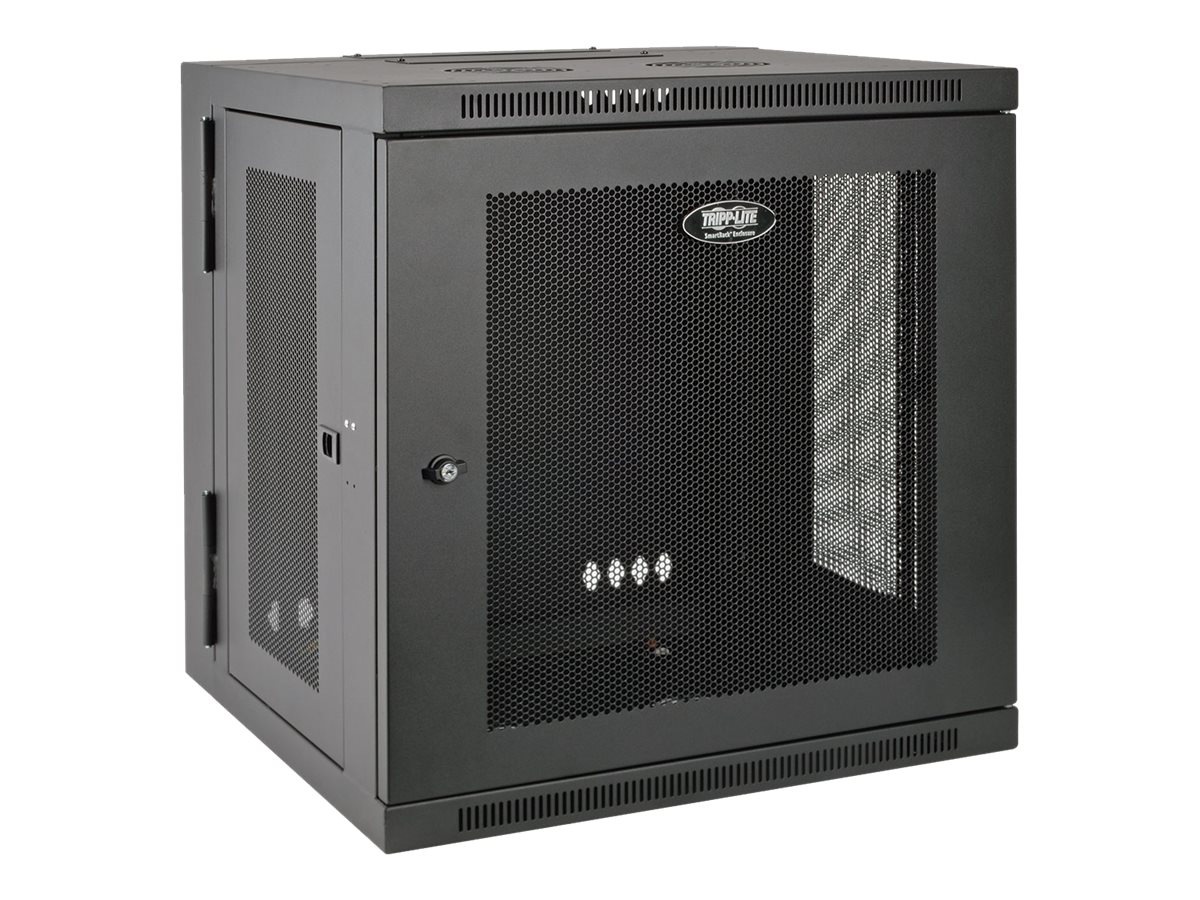 Tripp Lite 12U Wall Mount Rack Enclosure Server Cabinet Hinged Wallmount