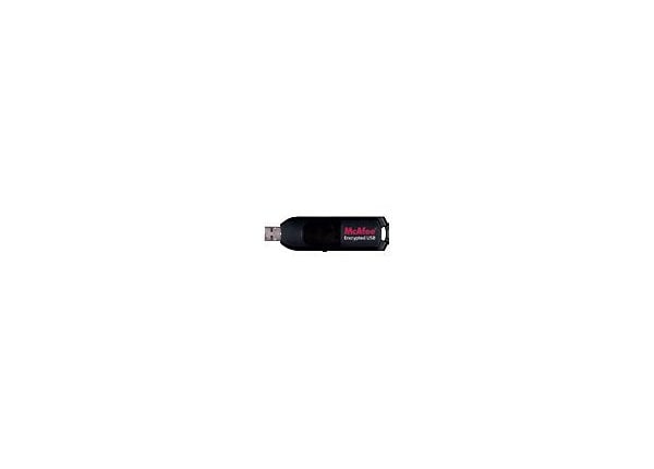 McAfee Encrypted USB Standard Driverless v.2 - USB flash drive - 1 GB