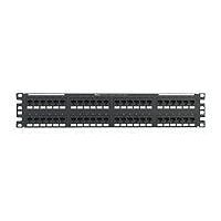 Panduit NetKey Category 6 Punchdown Patch Panel - patch panel - 2U