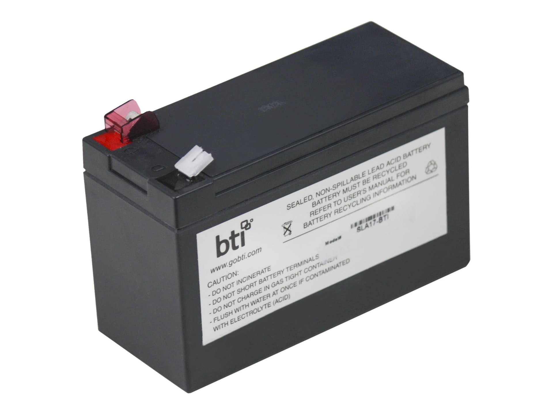 BTI Replacement Battery RBC17 for APC - UPS Battery - Lead Acid