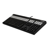 CHERRY LPOS G86-71410 - keyboard - with magnetic card reader - QWERTY - US - black
