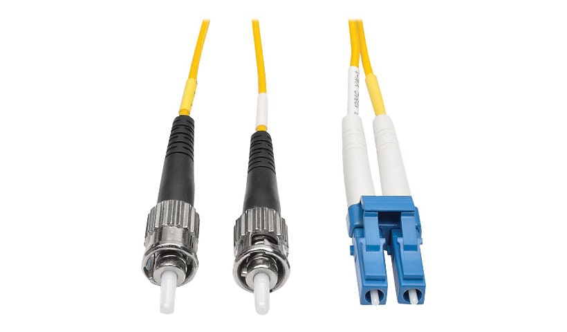 Eaton Tripp Lite Series Duplex Singlemode 9/125 Fiber Patch Cable (LC/ST), 3M (10 ft.) - patch cable - 3 m - yellow