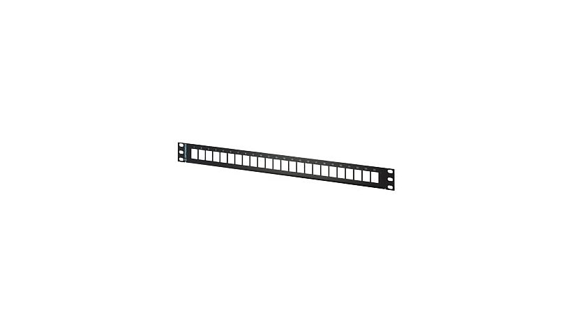 Ortronics patch panel - 1U - 19" - rear load, high density, for Clarity 6 or 5E