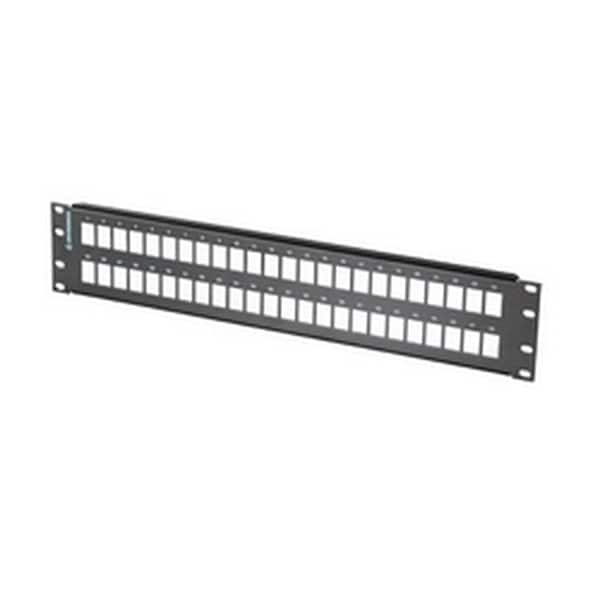 Ortronics Rear-Load Jack Panel Kit - patch panel with cable management - 2U - 19"