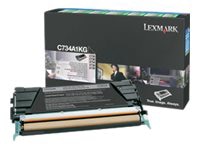 Thumbnail 2 of 3 for Lexmark C736H1KG - High Yield - black - original - toner cartridge - LCCP, LRP
