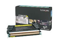 Main image 1 for Lexmark C736H1YG - High Yield - yellow - original - toner cartridge - LCCP, LRP