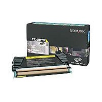 Lexmark - High Yield - yellow - original - toner cartridge - LCCP, LRP