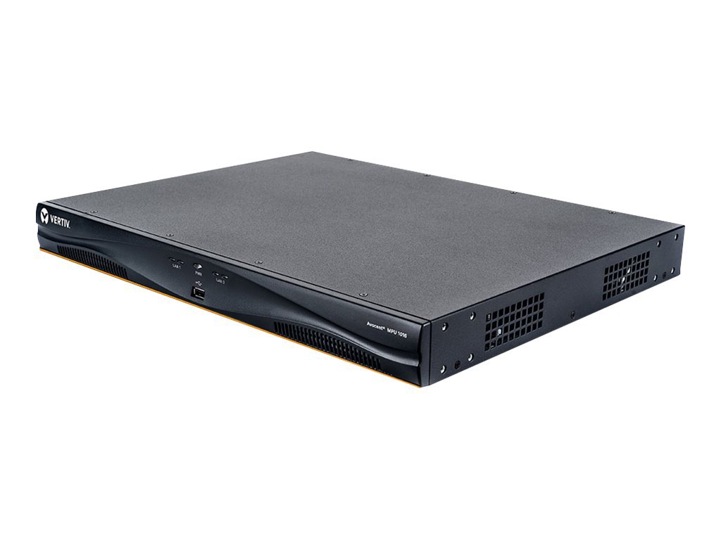 Vertiv Avocent MPU, 16-Port, 1 Digital KVM Path, Dual AC Power Supply