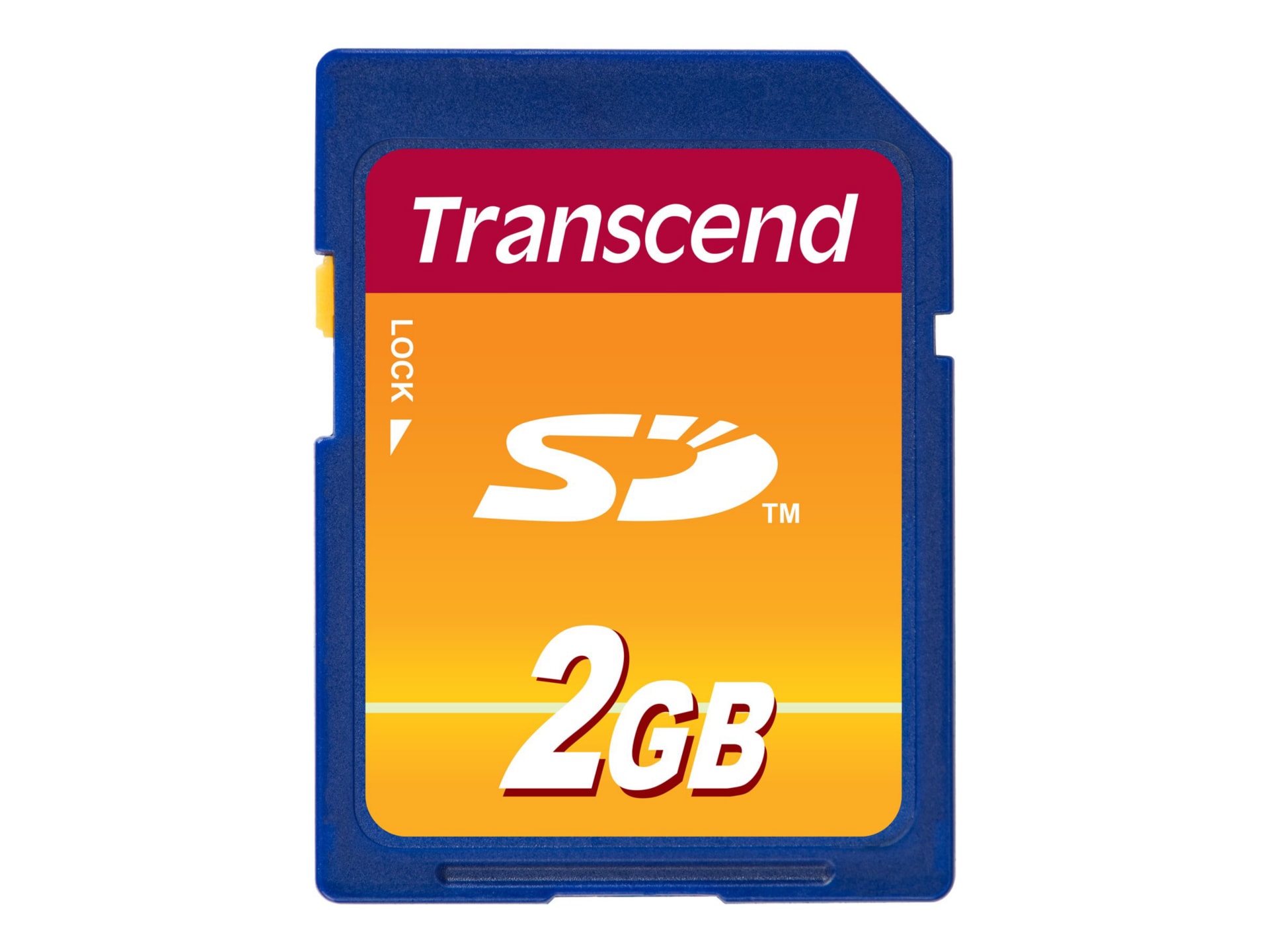 complicaties koppel Civiel Transcend - flash memory card - 2 GB - SD - TS2GSDC - Memory Cards - CDW.com