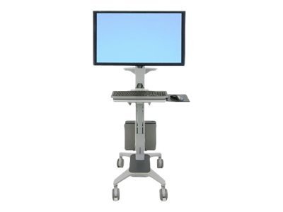 Ergotron Neo-Flex WideView WorkSpace - cart - for flat panel / keyboard / m