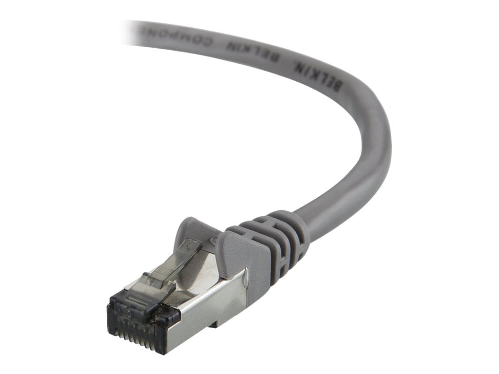 Belkin patch cable - 5 ft - gray