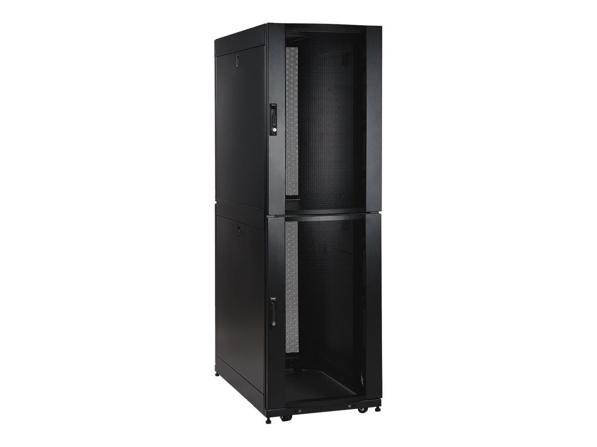 Tripp Lite 42U Rack Enclosure Server Cabinet Co-Location w/ Doors & Sides - rack - 42U