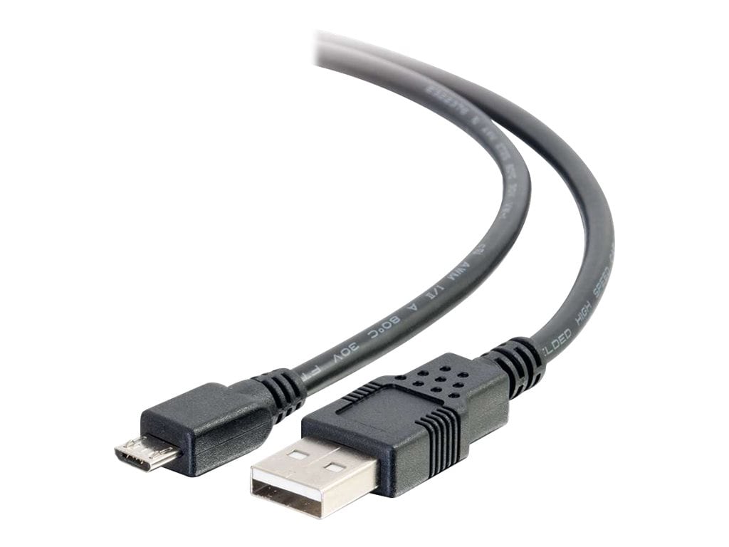 C2G 3ft USB to Micro B Cable - USB A to Micro USB Cable - USB 2.0 - M/M