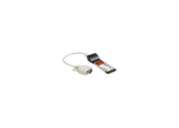 StarTech.com 1 Port ExpressCard RS232 Serial Adapter Card w/ 16950 UART - USB Based - serial adapter