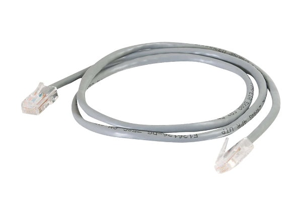 C2G Cat5e Non-Booted Unshielded (UTP) Network Crossover Patch Cable - crossover cable - 25 ft - gray