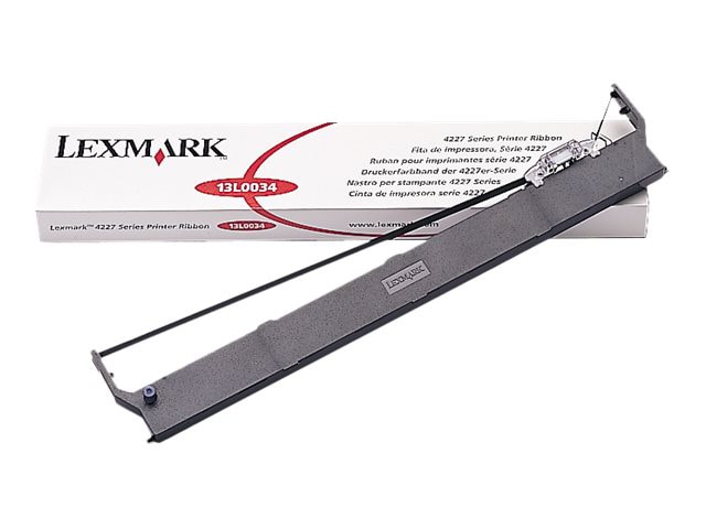 Lexmark - black - print ribbon