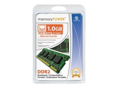 Centon memoryPOWER - DDR2 - 1 GB - SO-DIMM 200-pin