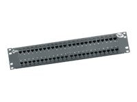 Belden CAT6+ KeyConnect (Preloaded) - patch panel - 1U - 19"